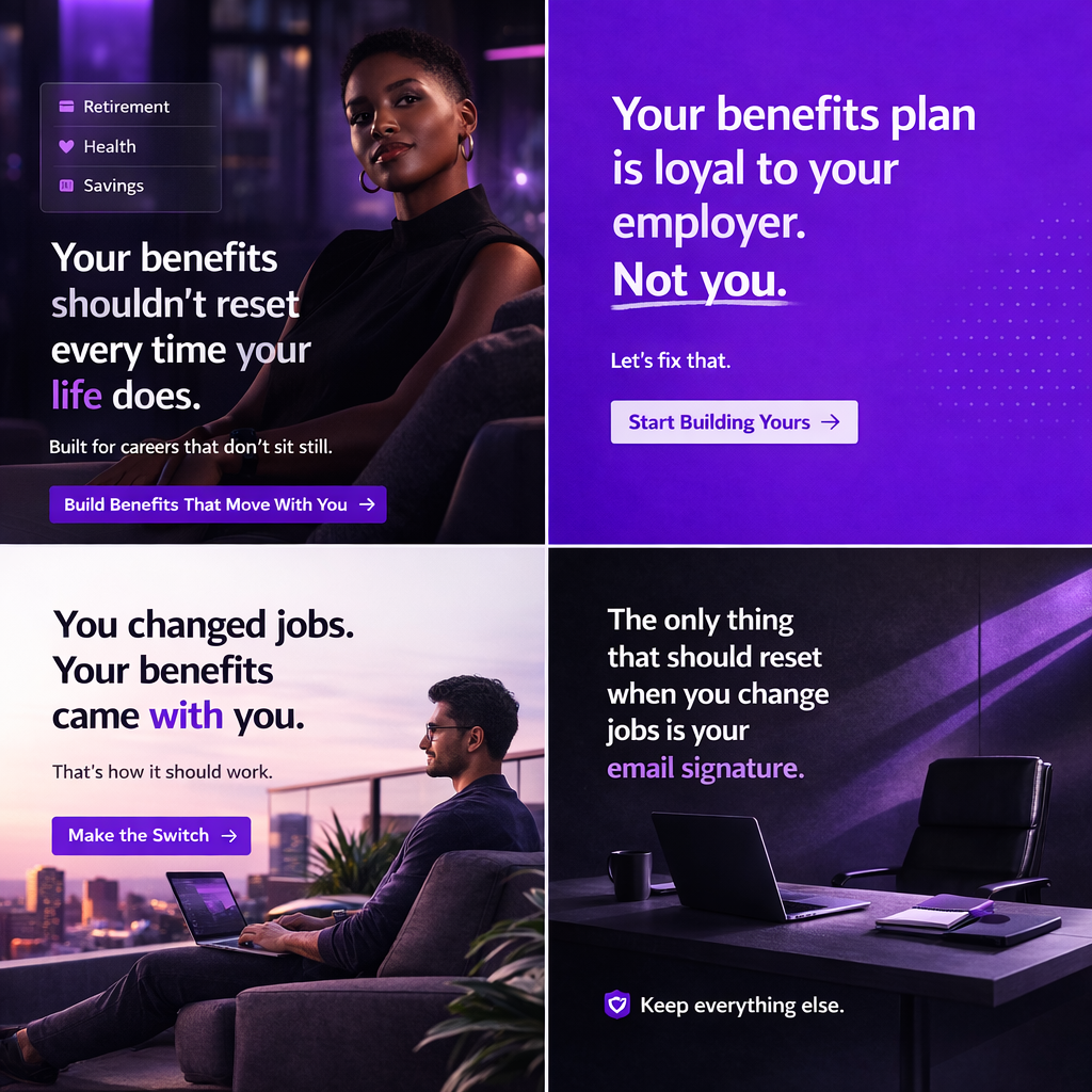 Benefits platform — social campaign