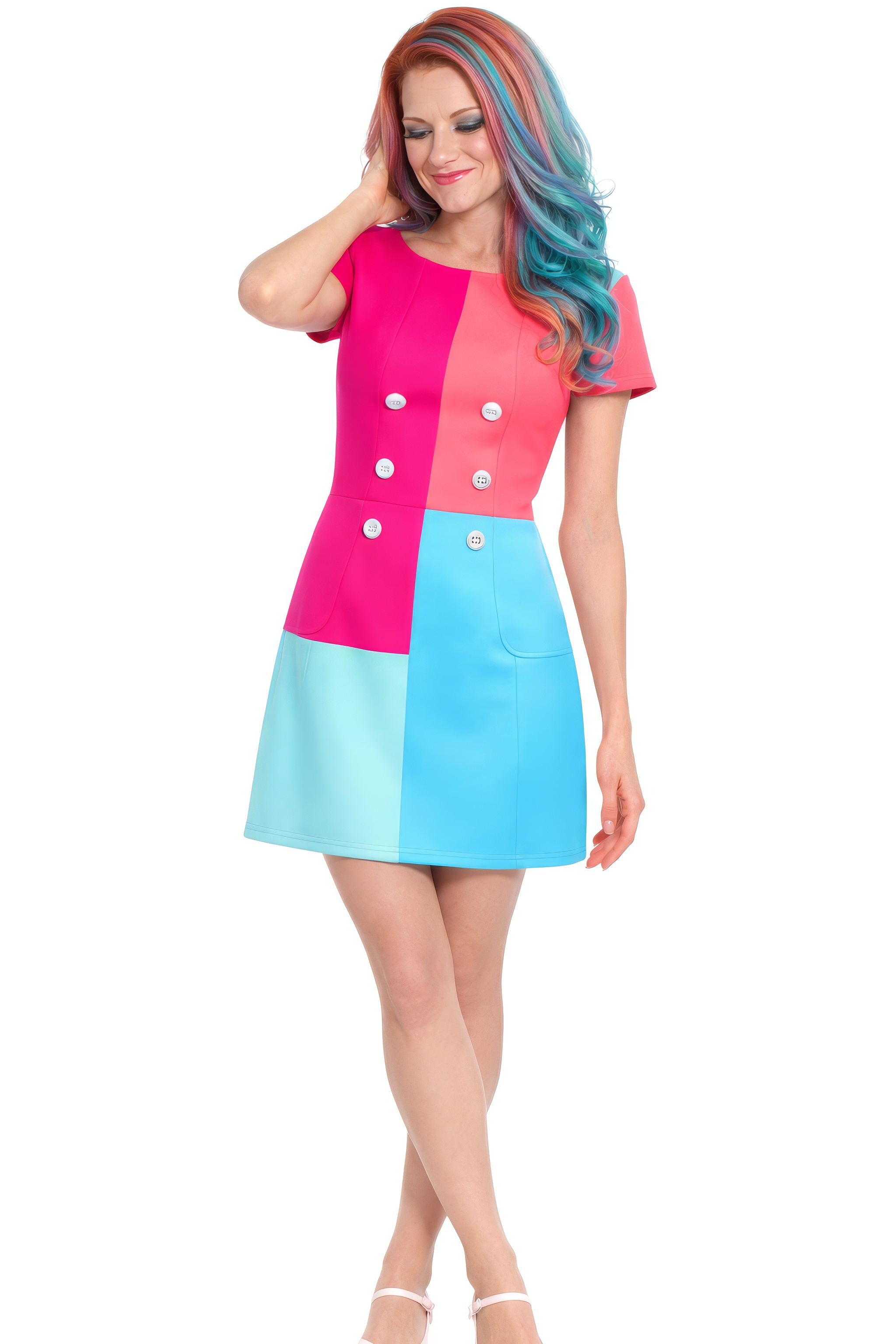 Color block dress